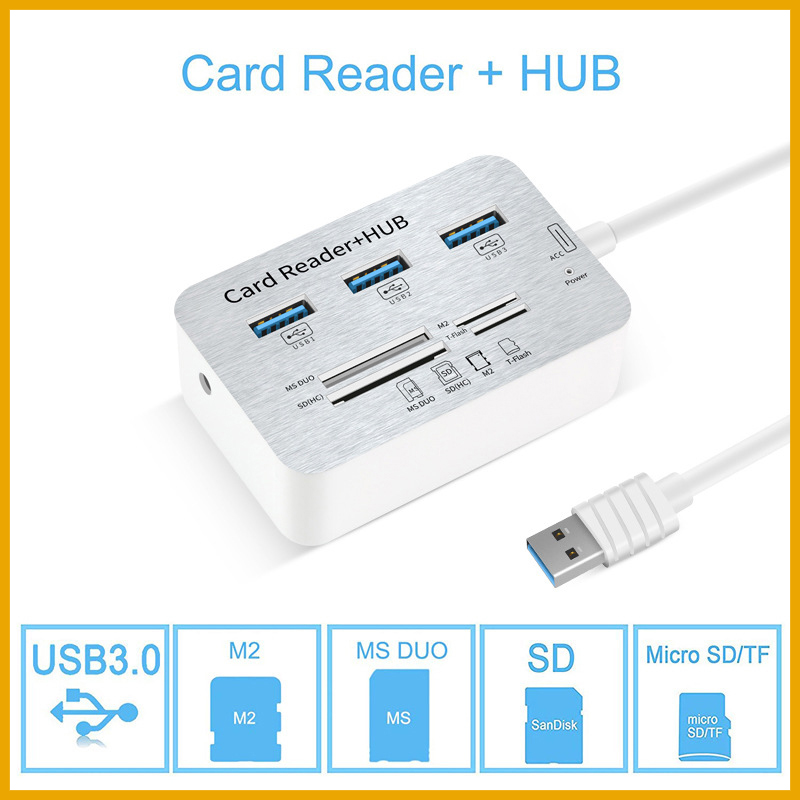 Usb Hub Type C - 7in1 3 Ports USB TYPE C