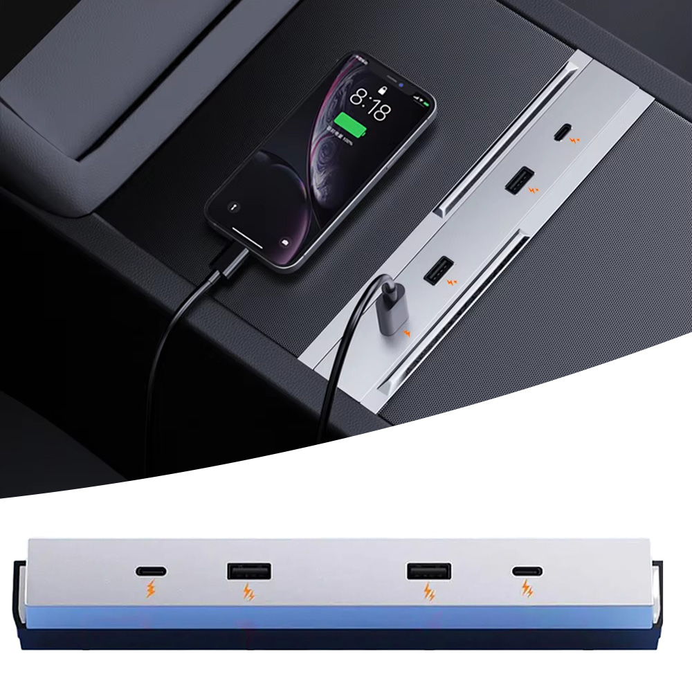 Usb Hub Type C - 27W-65W Fast Charging Expansion Dock USB