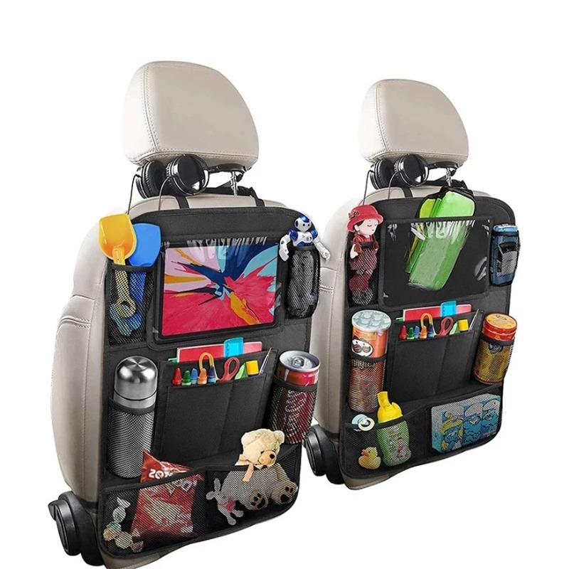 Toddler Tablet Accessories - Car Seat Organizer Multifunctional Oxford Fabric