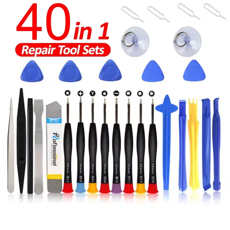 Tablet Accessories Set - 40 In 1 Precision Screwdriver Repair