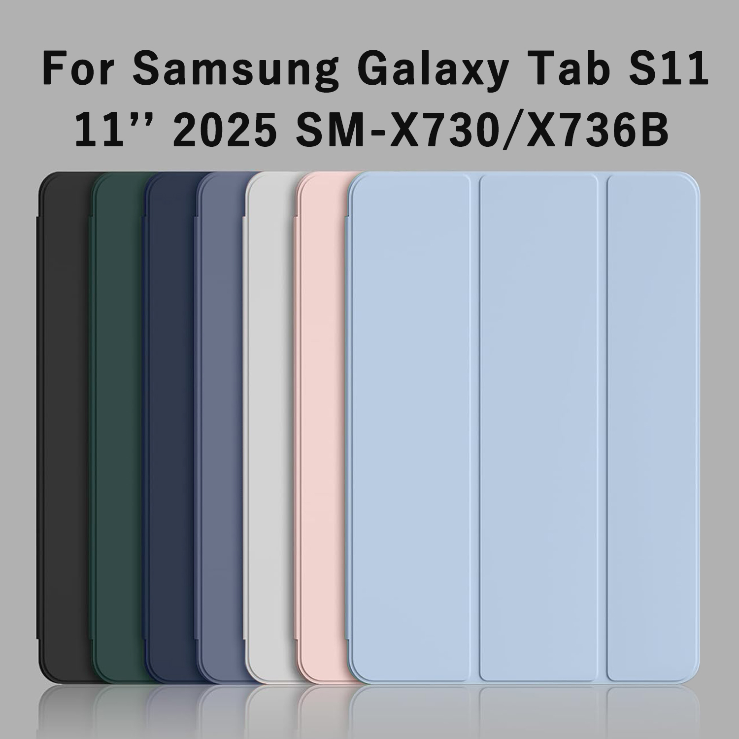 Galaxy Tablet Accessories - Tri-fold Flip Case For Samsung Galaxy