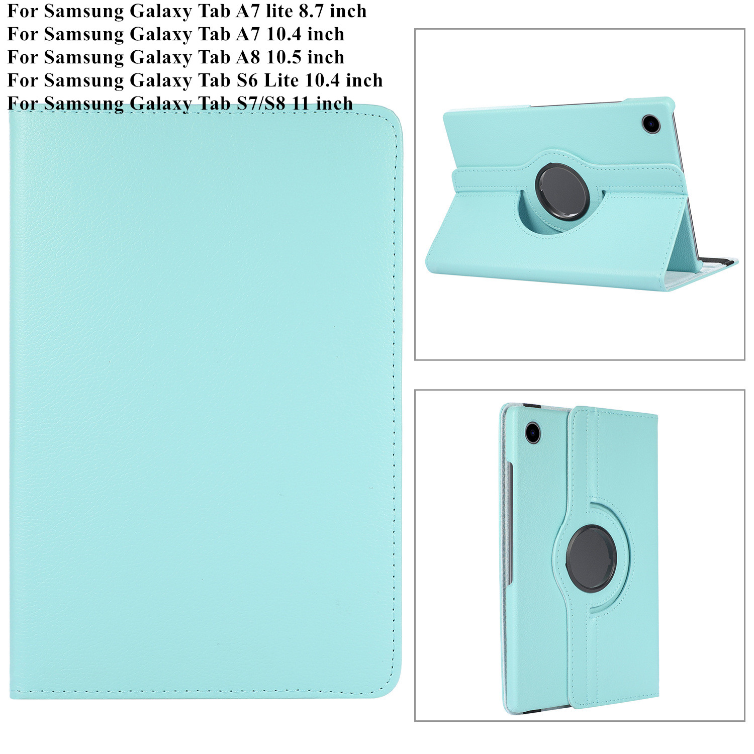 Remarkable Tablet Accessories - 360 Rotating Case for Samsung Galaxy