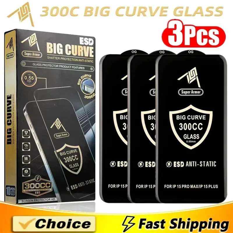 Paper Feel Screen Film - 300CC Big Curve Tempered Glass for