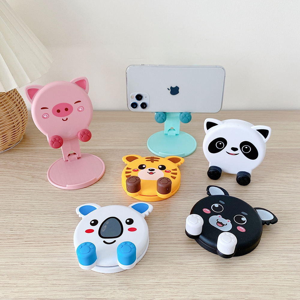 Cute Animal Desktop Phone Stan - Tablet Accessories For Students 评论和价格