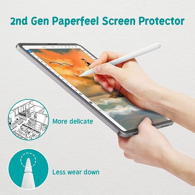 2Pcs Paper-Feel Screen Protect - Paper Feel Screen Film 评论和价格