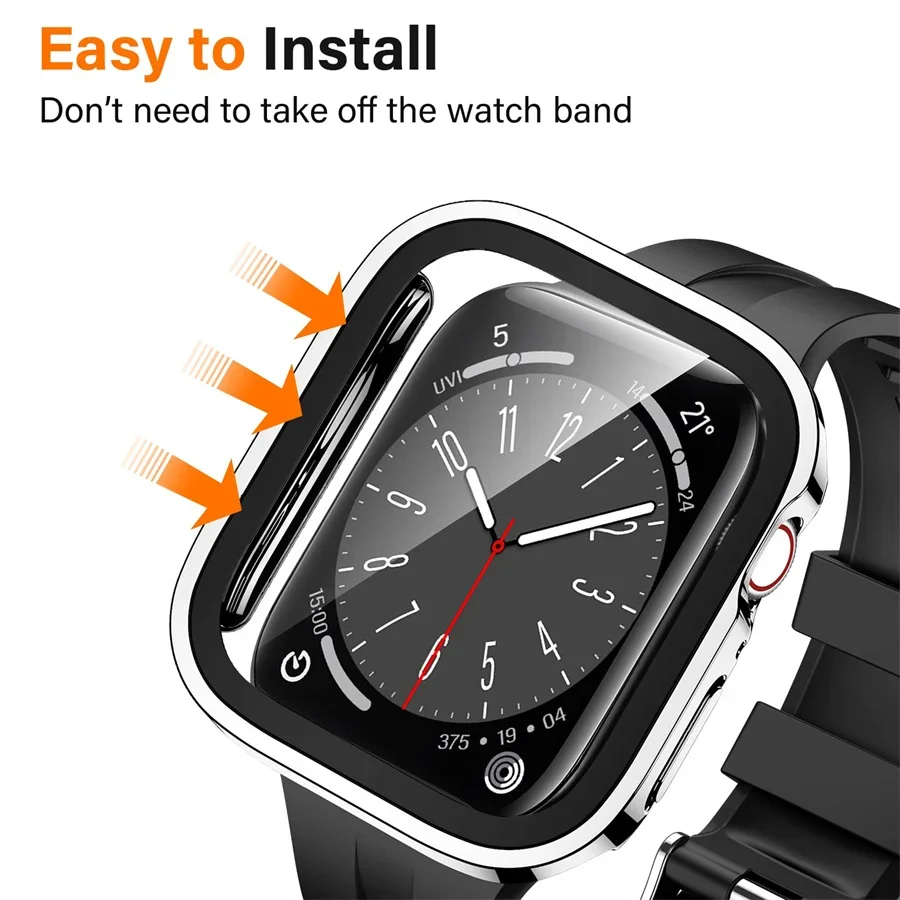 Glass+cover For Apple Watch ca - Tablet Accessories For Girls 评论和价格