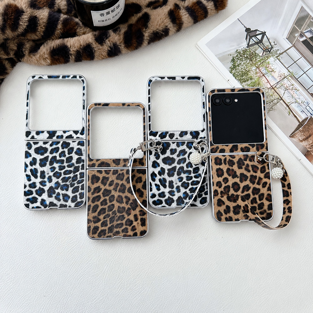 Leopard Print Folding Flip Pho - Tablet Accessories For Girls 评论和价格