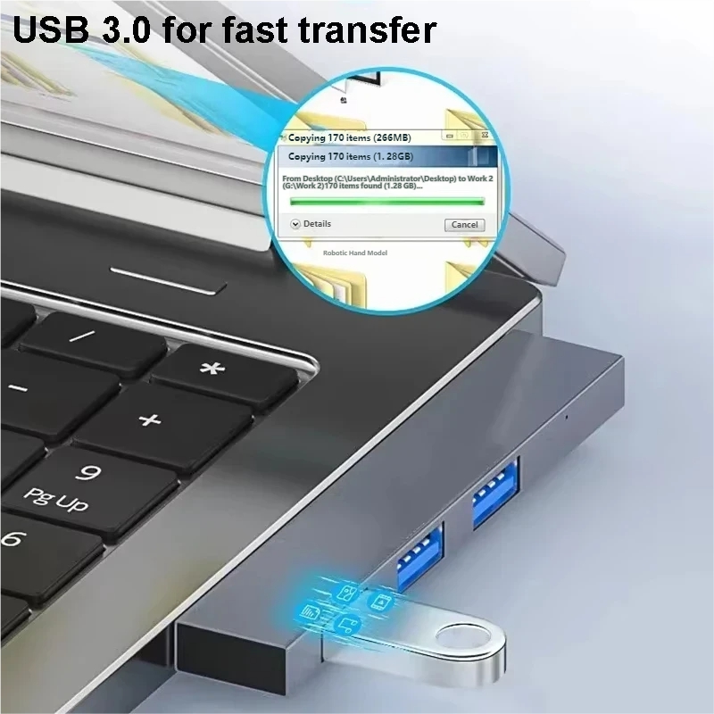 4 Port USB 3.0 Hub Multiport T - Usb Hub Type C 评论和价格