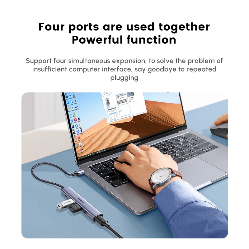 UGREEN USB Hub with 4 USB2.0 P - Usb Hub Type C 评论和价格