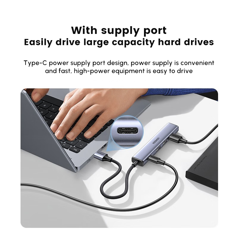 UGREEN USB Hub with 4 USB2.0 P - Usb Hub Type C 评论和价格
