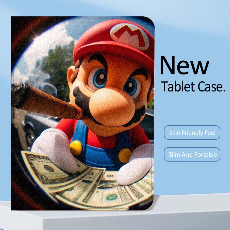 Cartoon M-Marios Art For Samsu - Galaxy Tablet Accessories 评论和价格