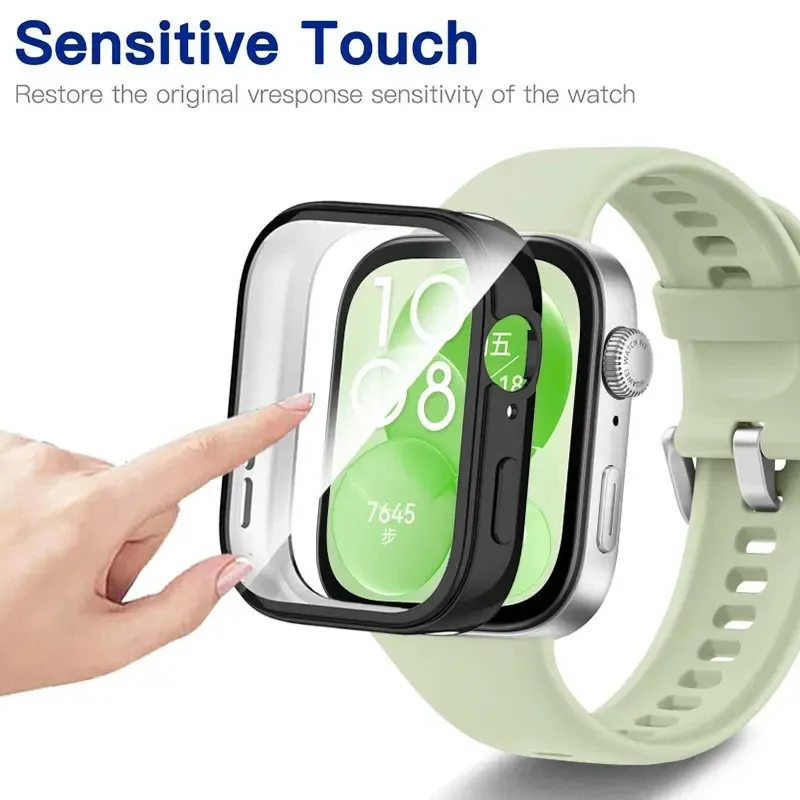 Glass+PC Case for Huawei Watch - Tablet Accessories For Girls 评论和价格