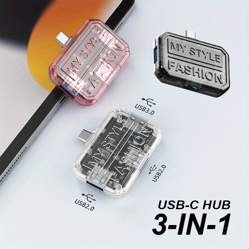 USB C Hub Compact Design Conne - Usb Hub Type C 评论和价格