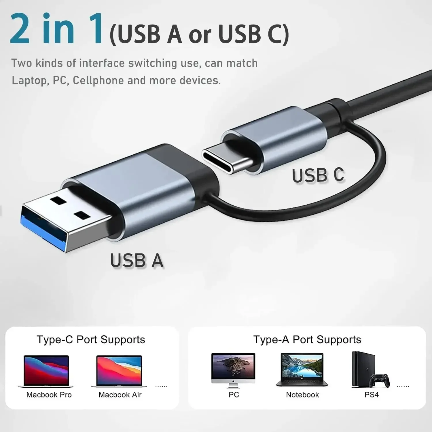 8 In 2 USB-C Hub With 3.0 SD/T - Usb Hub Type C 评论和价格
