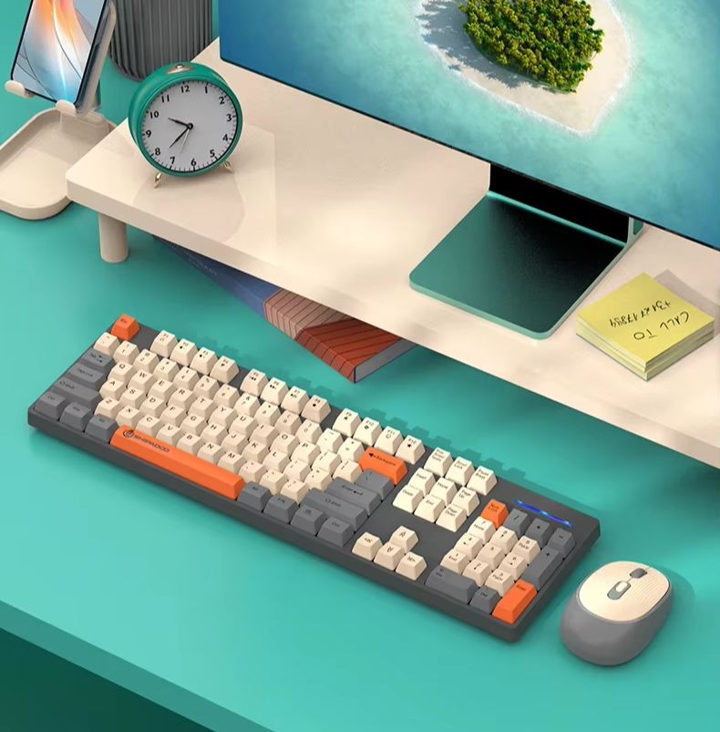 2.4G Office Wireless PC Keyboa - Tablet Accessories Set 评论和价格