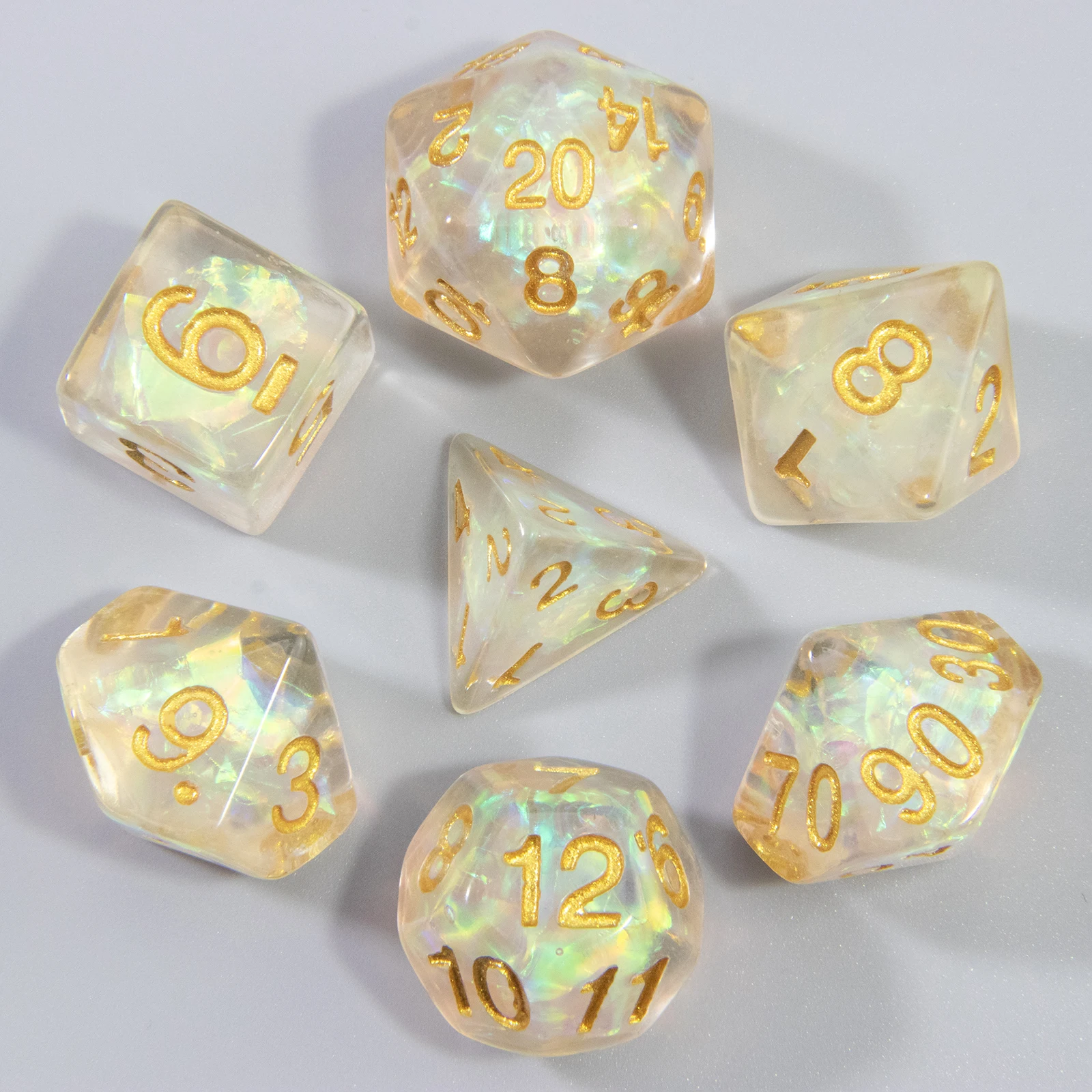 New Sequin Dice - Polyhedral D - Tablet Accessories Set 评论和价格