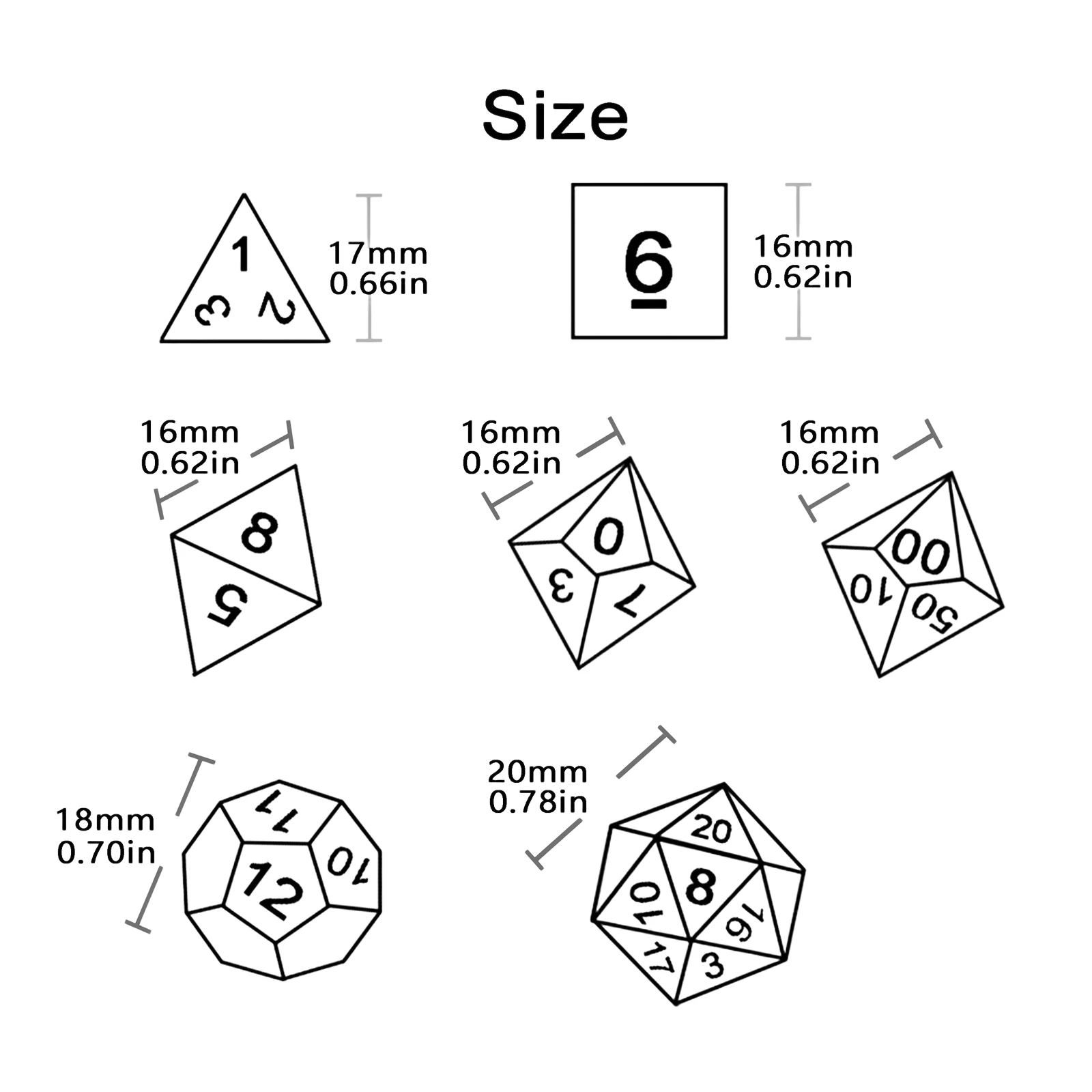 New Sequin Dice - Polyhedral D - Tablet Accessories Set 评论和价格
