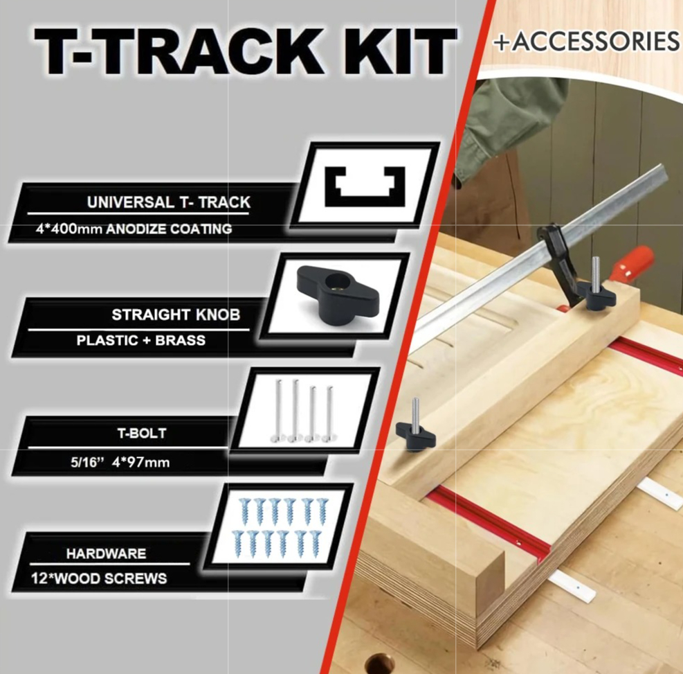 19# T-Track Kit for Router Tab - Tablet Accessories Set 评论和价格