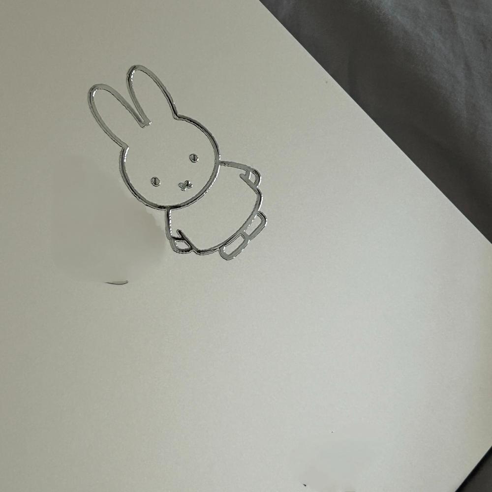 Miffy Rabbit  metal stickers h - Tablet Accessories For Students 评论和价格