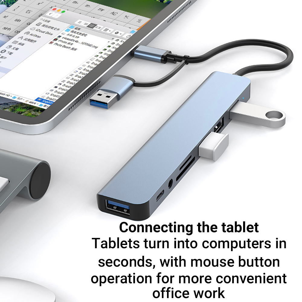 9-in-1 Dual Head USB Docking S - Tablet Accessories For Students 评论和价格