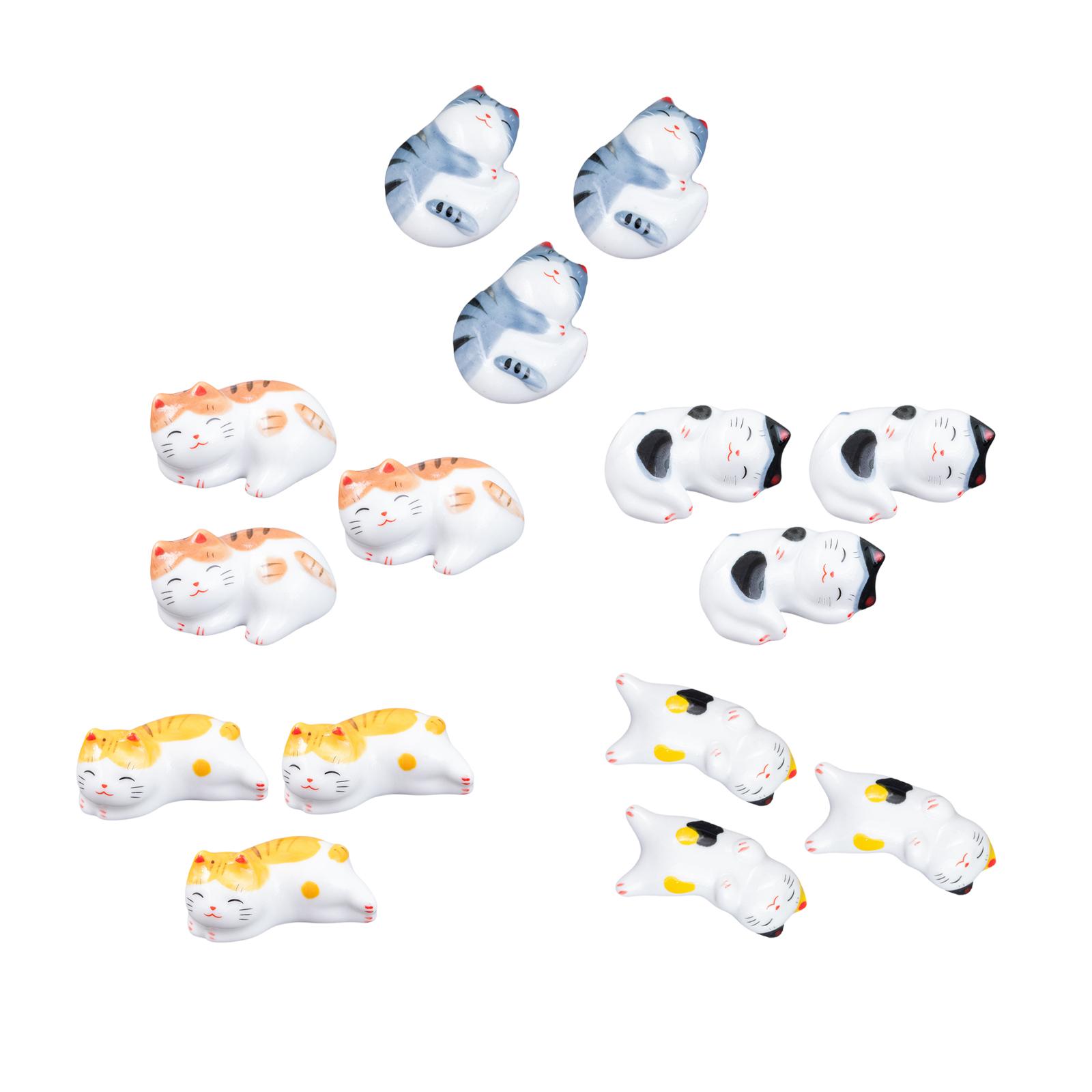 3Pcs Chopsticks Rest Reusable  - Office Table Accessories Unique 评论和价格