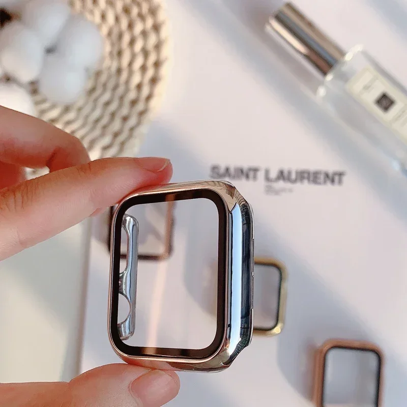Glass+case For Apple Watch ban - Tablet Accessories For Girls 评论和价格