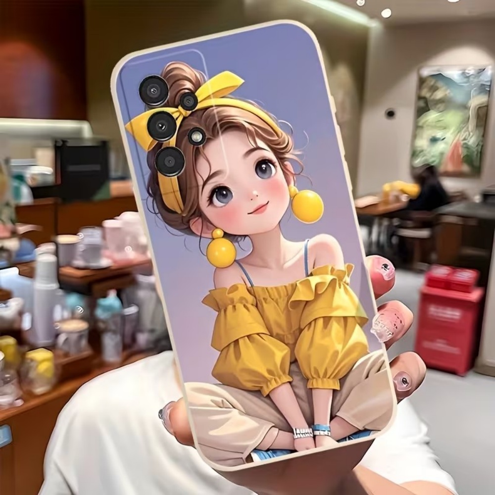 Cute Cartoon Girl Pattern Desi - Tablet Accessories For Girls 评论和价格