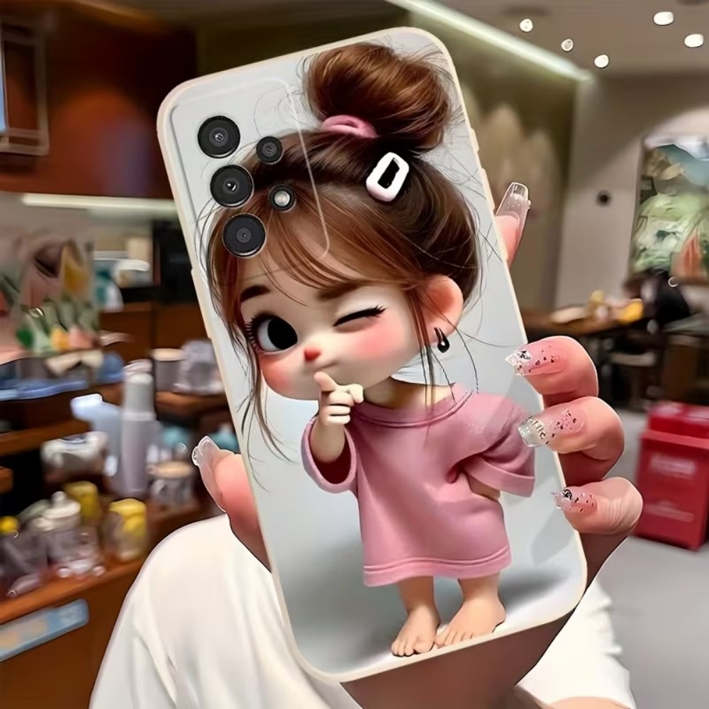 Cute Cartoon Girl Pattern Desi - Tablet Accessories For Girls 评论和价格