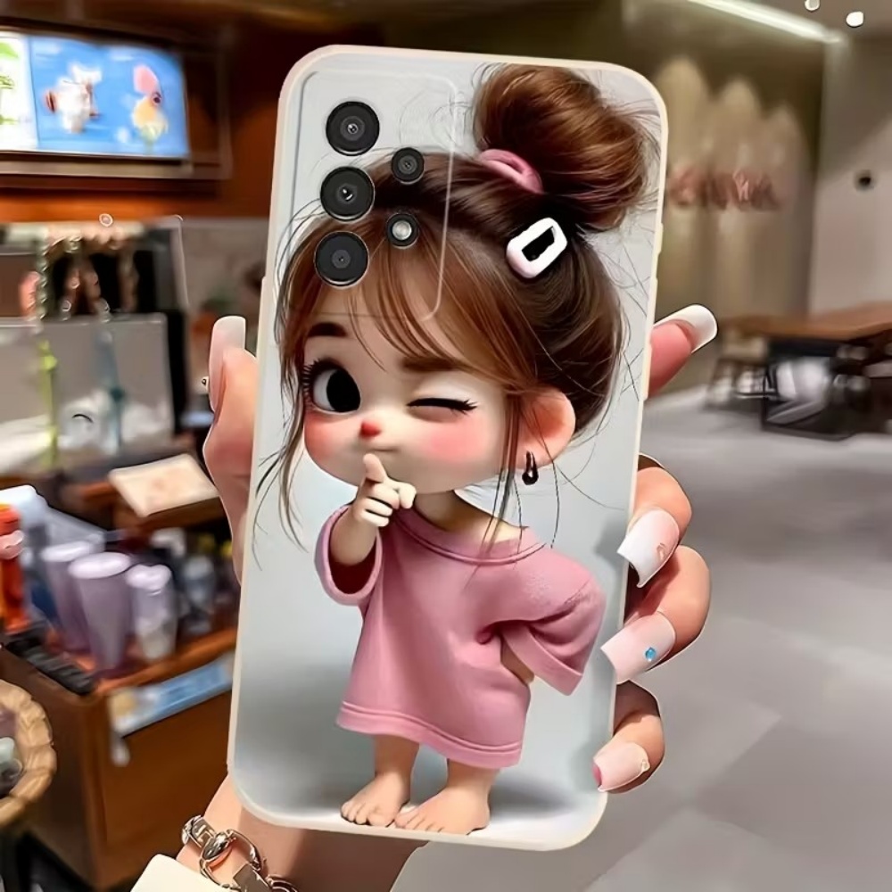 Cute Cartoon Girl Pattern Desi - Tablet Accessories For Girls 评论和价格