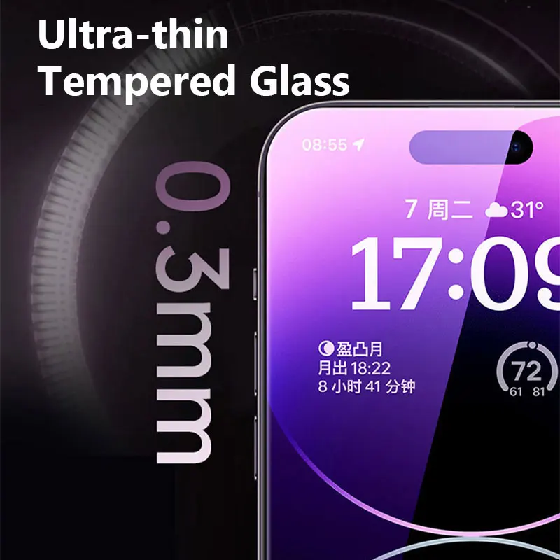 1-5Pcs Tempered Glass for IPho - Paper Feel Screen Film 评论和价格