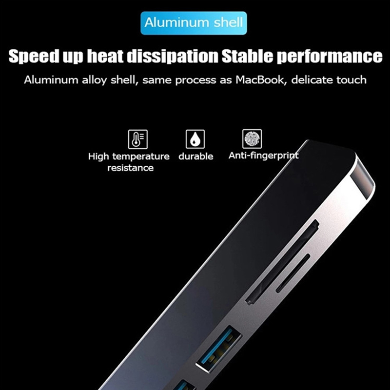 6 In 1 PD Type C Docking Stati - Usb Hub Type C 评论和价格